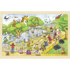 Einlegepuzzle - Zoo, 24 Teile