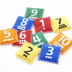 Erbsensackchen Mit Zahlen, 10 Stk.