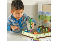 Feinmotorisches Lernspiel - Wurmgarten