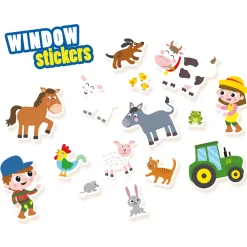 Fensteraufkleber - Bauernhof