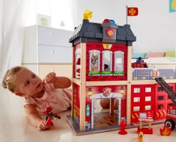 Feuerwache Aus Holz - 13 Teile