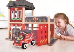 Feuerwache Aus Holz - 13 Teile