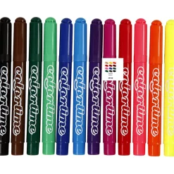 Filzstifte - Grundfarben, 12 Stk.