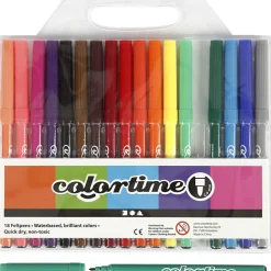 Filzstifte - Grundfarben, 18 Stk.