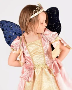 Flugel Mit Sternen, Dunkelblau