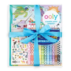 Geschenkset - Buntstifte, Malbuch Und Aufkleber