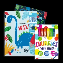 Geschenkset - Buntstifte Und Skizzenbucher