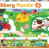 Geschichten-Puzzle - Bauernhof, 26 Teile