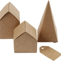 Gestanzte Hauser & Baume, Set M. 24 Stk.