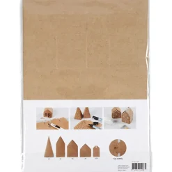 Gestanzte Hauser & Baume, Set M. 24 Stk.