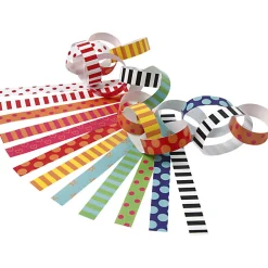 Girlandenstreifen - Gemustert, 400 Stk.