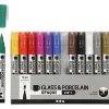 Glas- Und Porzellanmalstifte, 12 Stk.