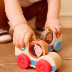 Go Tots - 2 X Holzautos 4-Teilig