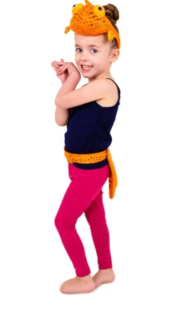 Goldfisch - Kopfbedeckung & Schwanz