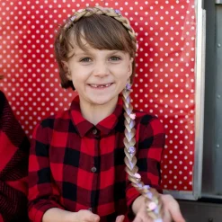 Haarreif Mit Zopf, Blond