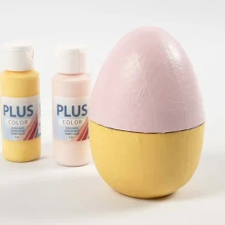 Halbe Eierschalen Aus Papiermache - H.12 Cm