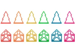 Hauser, Figuren Und Baume Aus Silikon - 18 Teile