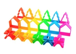 Hauser, Figuren Und Baume Aus Silikon - 18 Teile