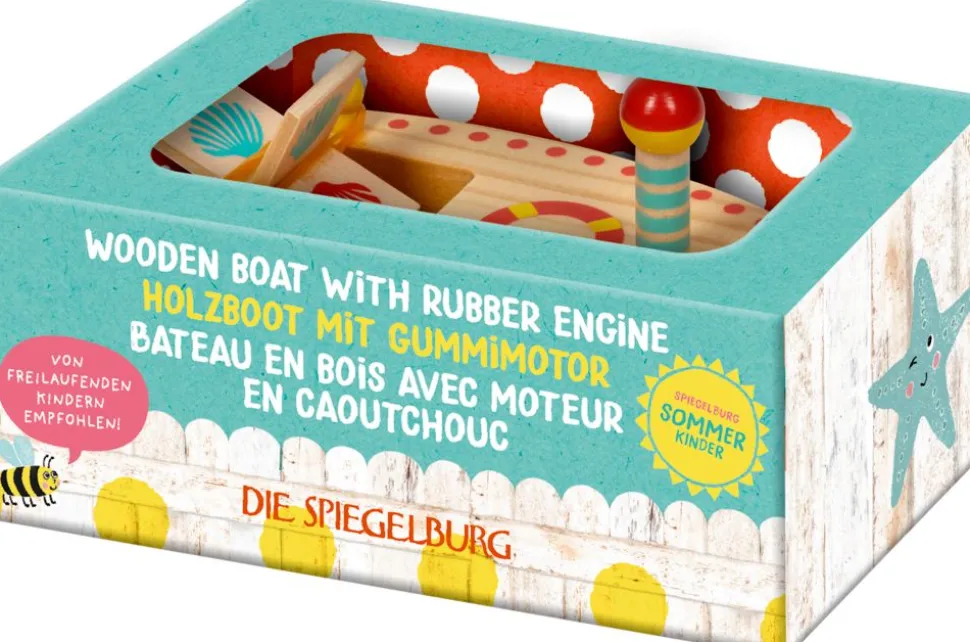 Holzboot Mit Elastikantrieb