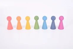 Holzfiguren - Regenbogen, 7 Stk.