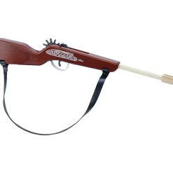 Holzgewehr Mit Gummibandern Und Minidosen