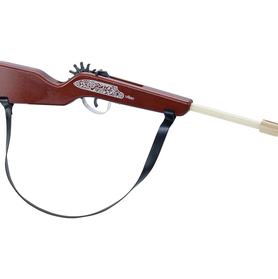 Holzgewehr Mit Gummibandern Und Minidosen