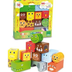 Holzklötze Mit Ton - Dschungeltiere