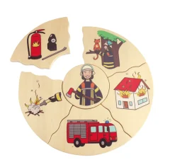 Holzpuzzle Box - Berufe