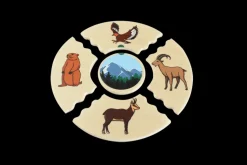 Holzpuzzle Box - Lebensraume