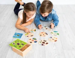 Holzpuzzle Box - Tierarten