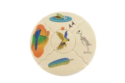 Holzpuzzle Box - Tierarten