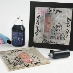 Holzrahmen Mit Leinwand 25,8 X 25,8 Cm