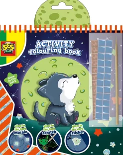3-In-1 Aktivitats-Malbuch - Glow In The Dark