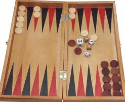 3-In-1 Brettspiele Im Holzkoffer