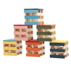 Kapla Bauklotze Bunt - 100 Stk.