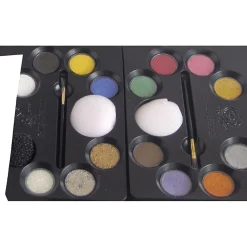 Kinderschminke - Palette Mit 12 Farben Und Ideen