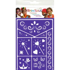 Kinderschminke Schablone - Feen Und Prinzessinnen