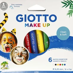 Kinderschminke Schminkstifte - Grundfarben, 6 Stk.