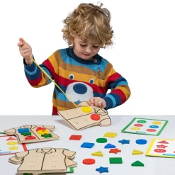 Knopfe Annahen - Formen, Farben, Feinmotorik