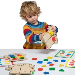 Knopfe Annahen - Formen, Farben, Feinmotorik