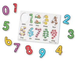 Knopfpuzzle - Zahl Bis 10