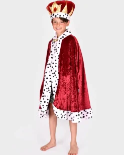 Konig - Umhang, Rot, 4-8 J.