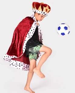 Konig - Umhang, Rot, 4-8 J.