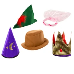 Kopfbekleidungen, 5 Stk.