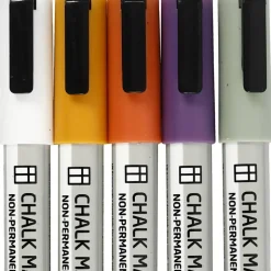 Kreidefilzer - Sachte Farben, 5 Stk.