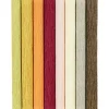 Krepppapier - Zarte Naturfarben, 8 Blatt