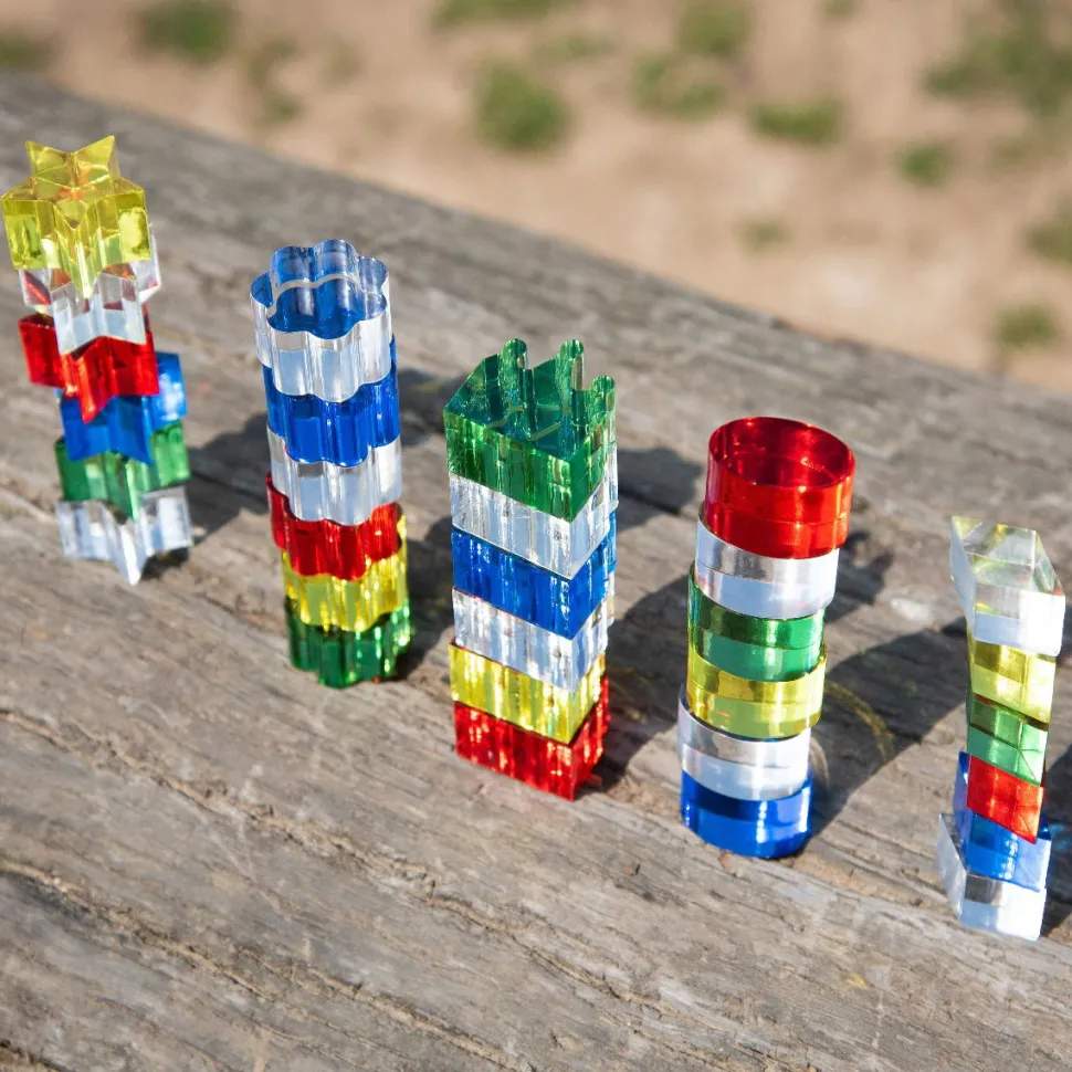 Kristallformen - Farbig, 30 Stk