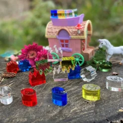 Kristallformen - Farbig, 30 Stk