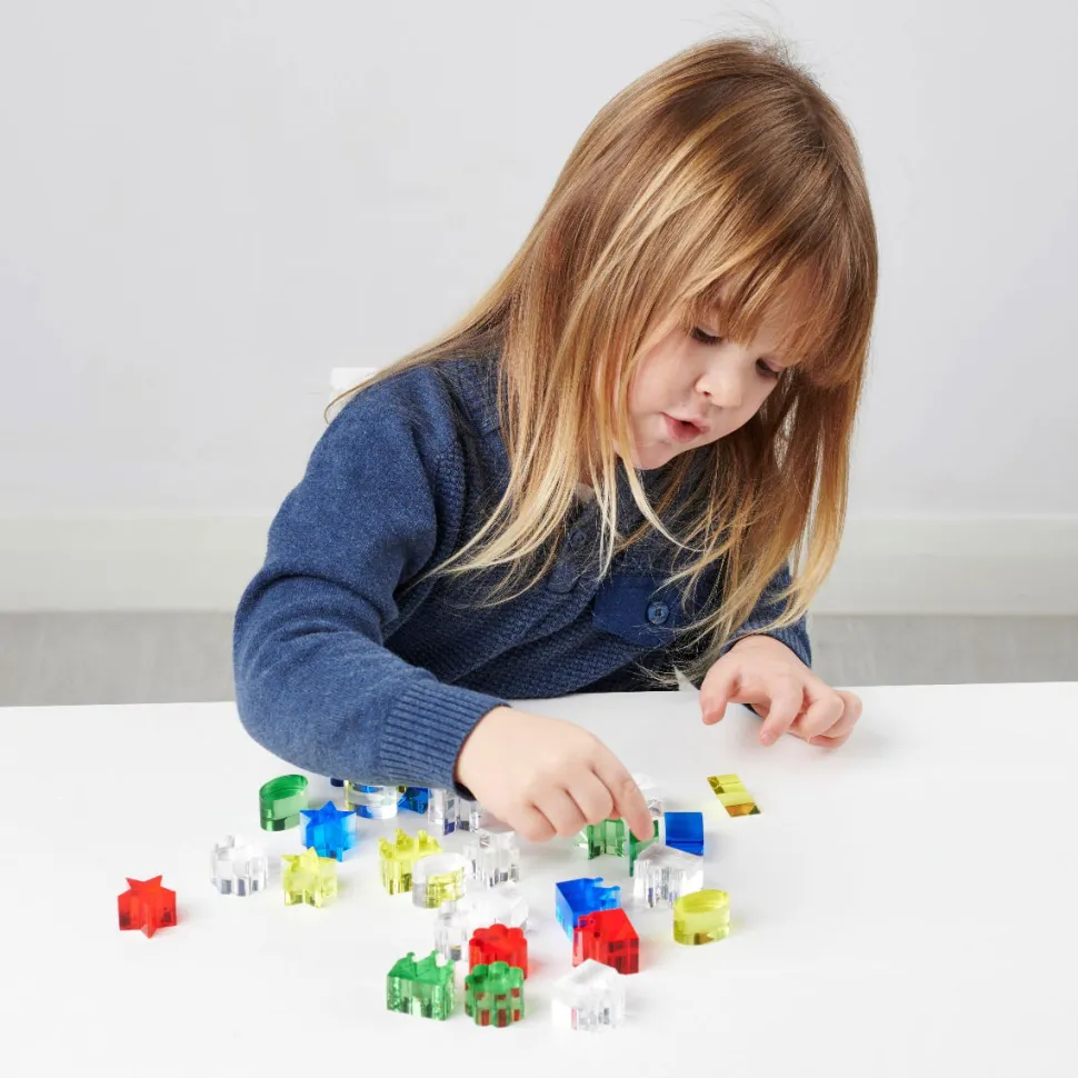 Kristallformen - Farbig, 30 Stk