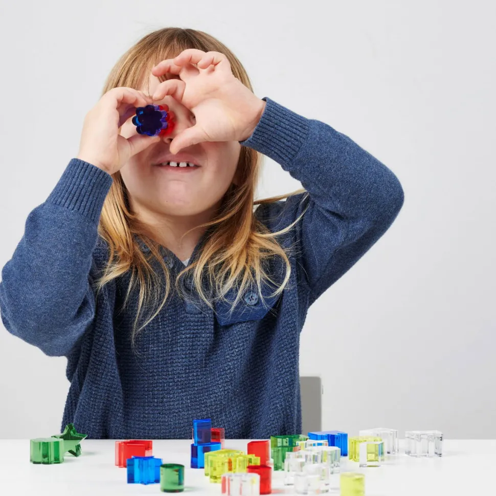 Kristallformen - Farbig, 30 Stk